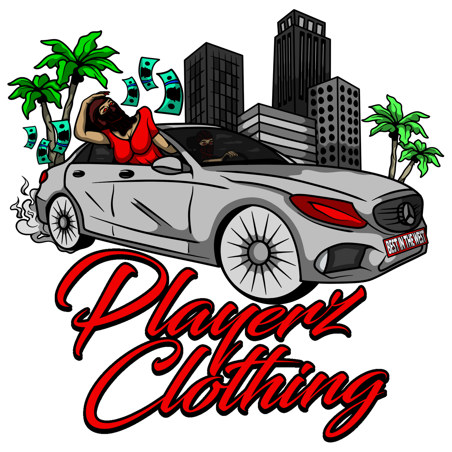 City Playerz Tee-White
