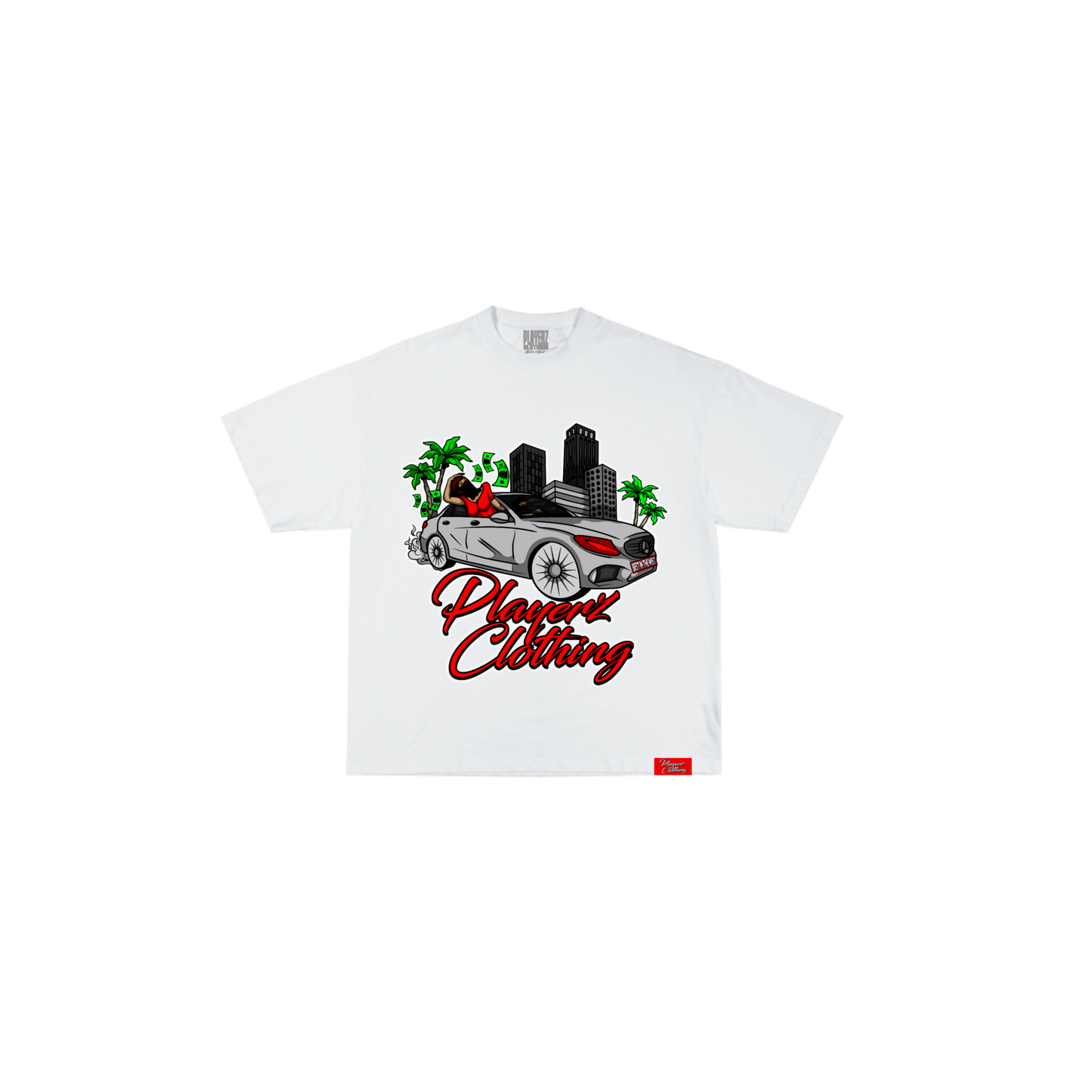 City Playerz Tee-White