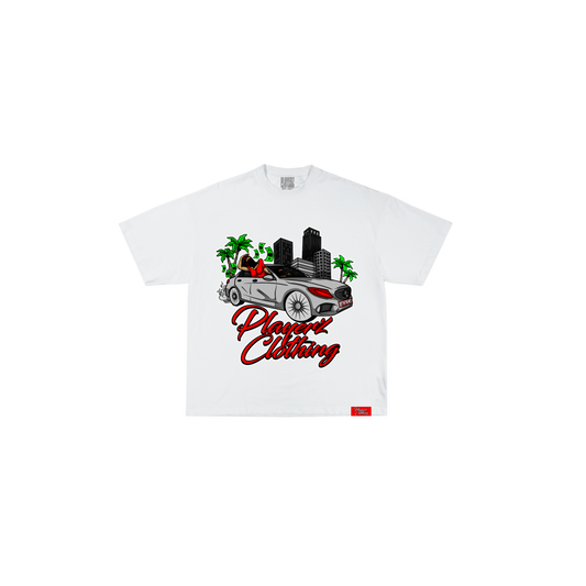 City Playerz Tee-White
